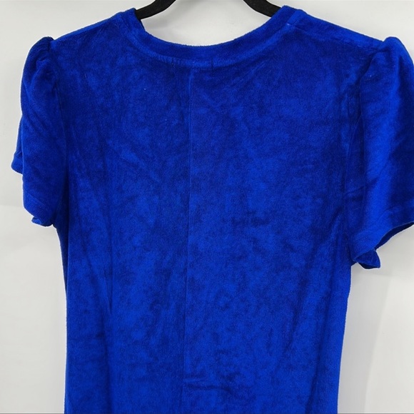 🆕Generation Love Arielle Cobalt Blue Terry Mini Dress NWT - Picture 7 of 9